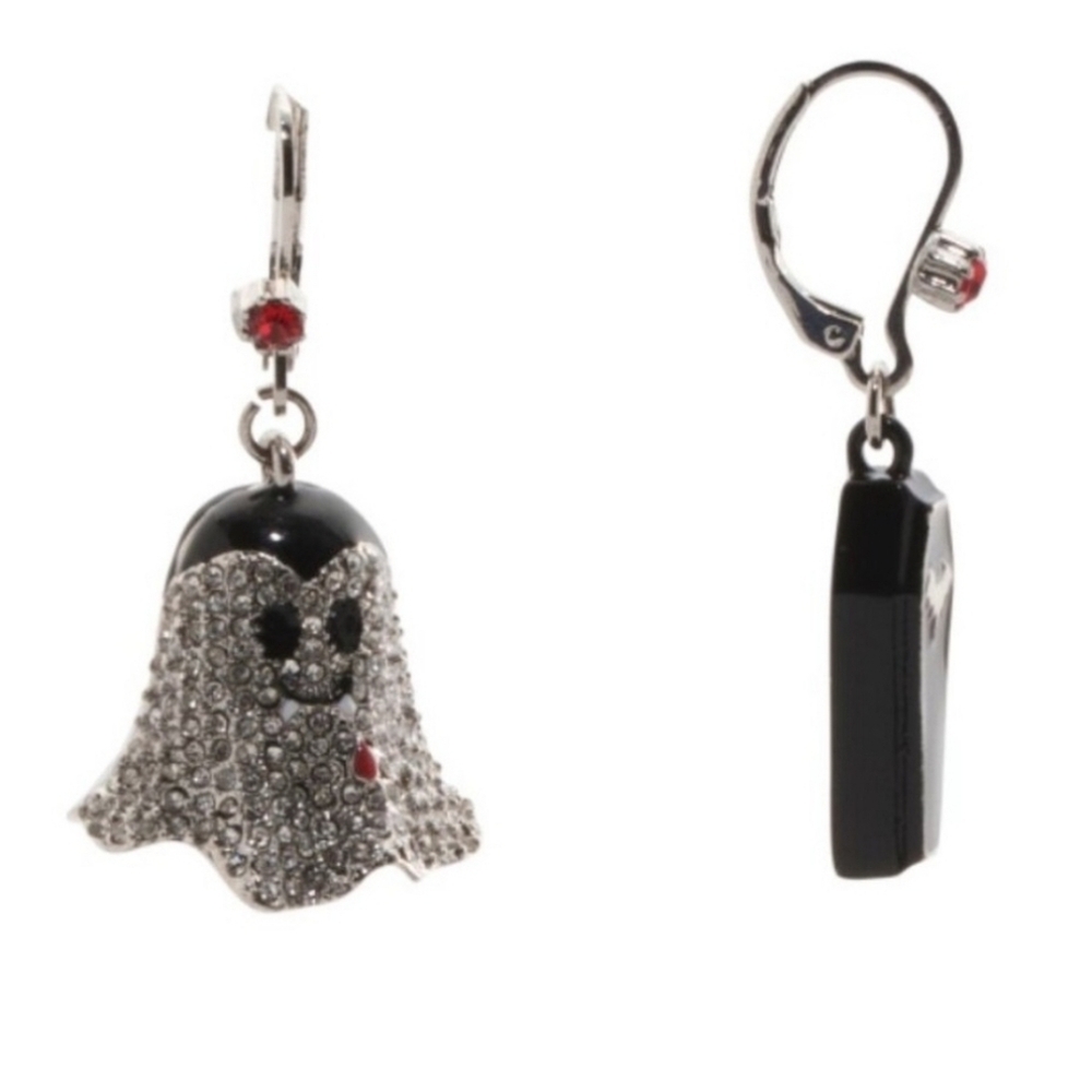 🖤▪️BETSEY JOHNSON ▪️Multi Ghost And Coffin Mismatch Earrings